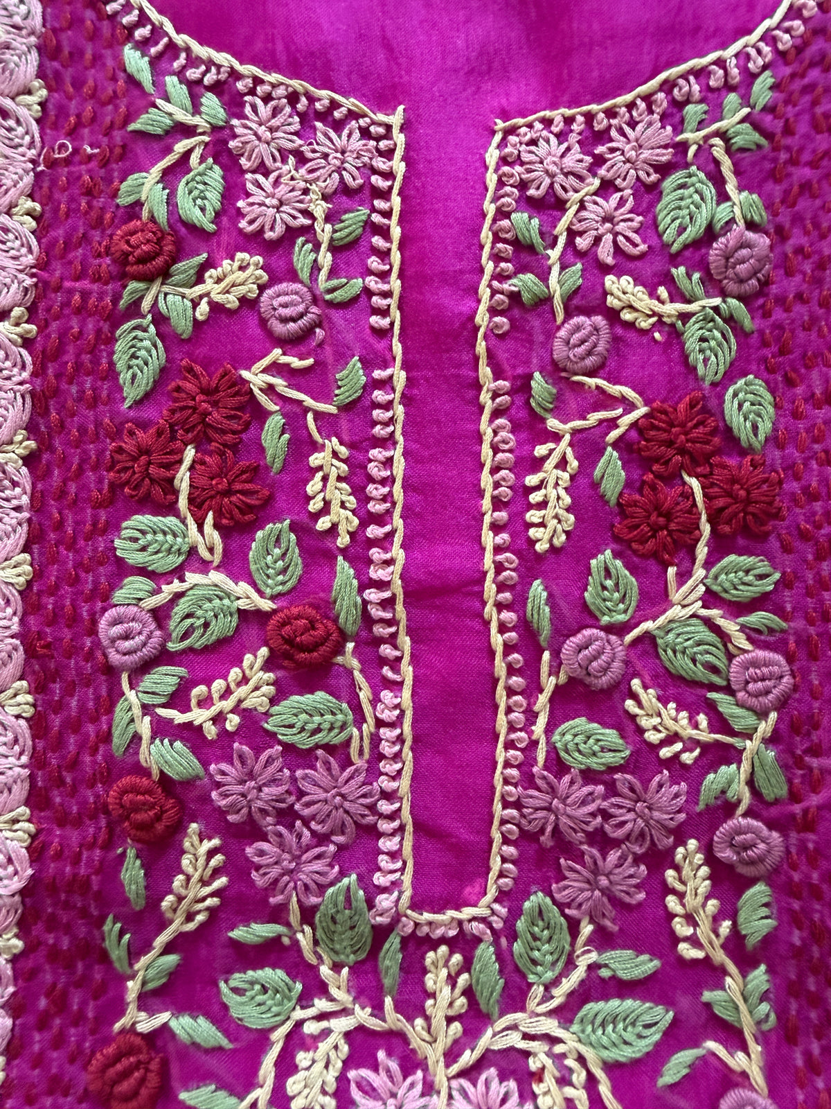 Pink French Knot-3 Piece Suit Set