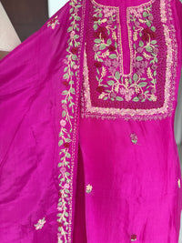Pink French Knot-3 Piece Suit Set