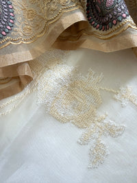 Ivory Bloom-3 Piece Suit Set