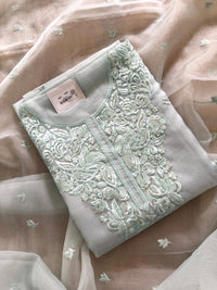 Mint Blossom-3 Piece Suit Set
