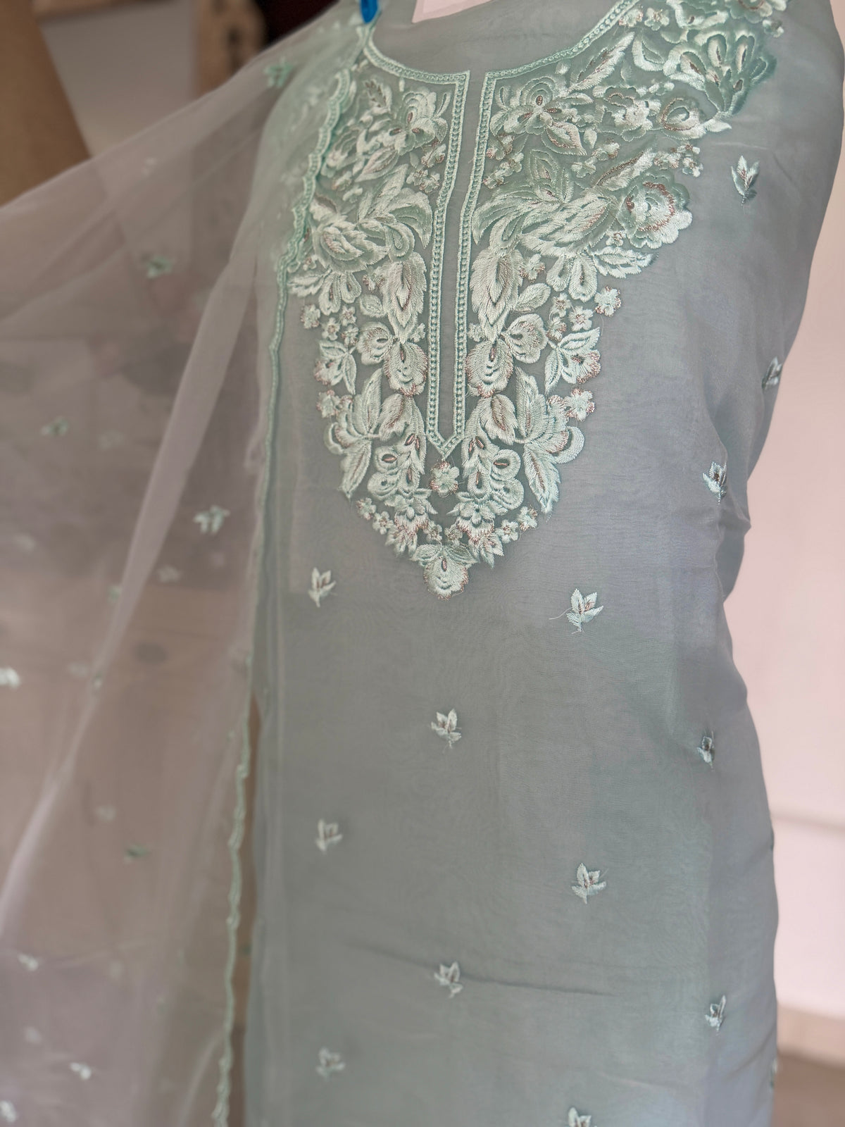 Mint Blossom-3 Piece Suit Set