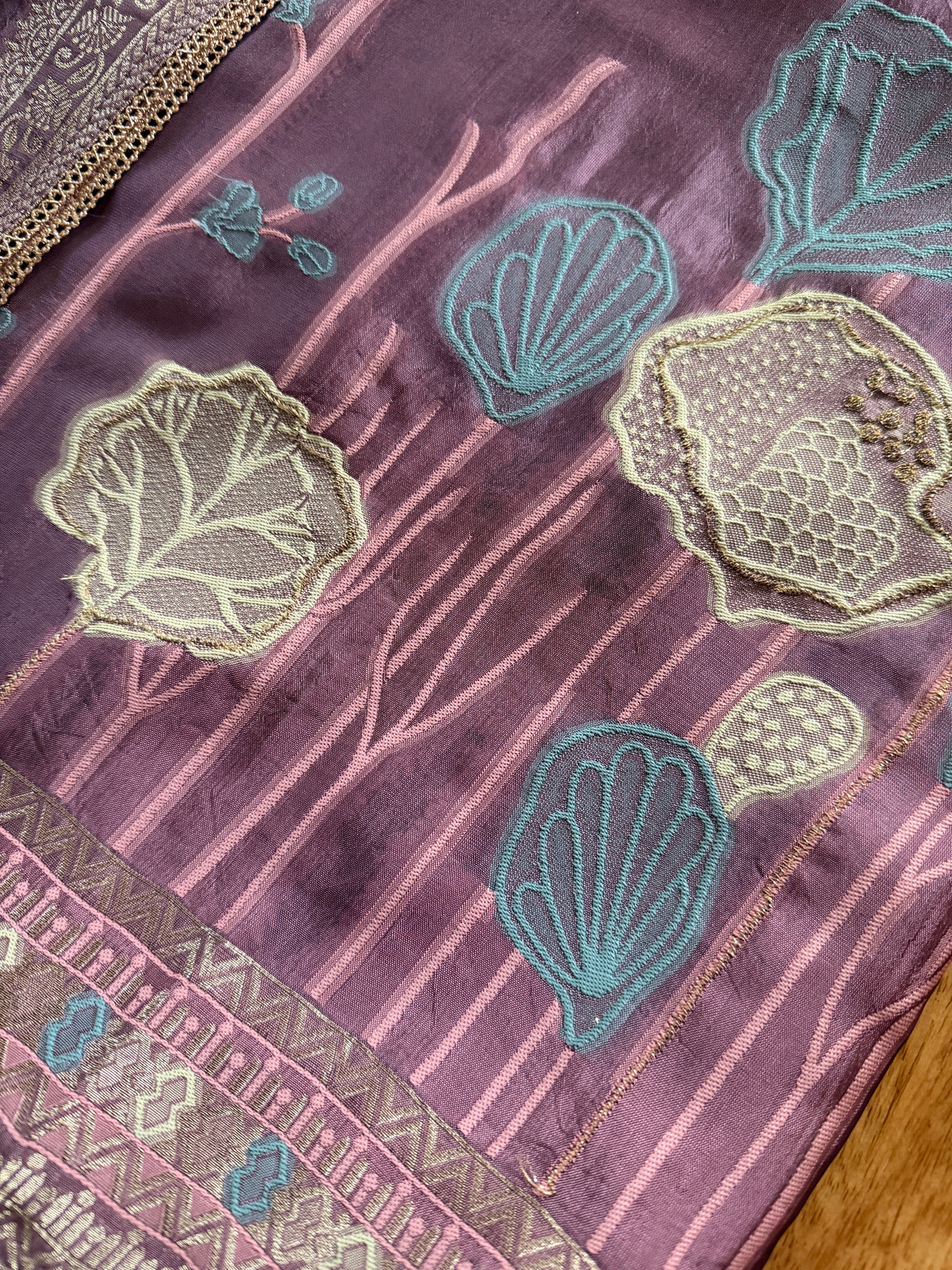 Mauve Garden-3 Piece Suit Set