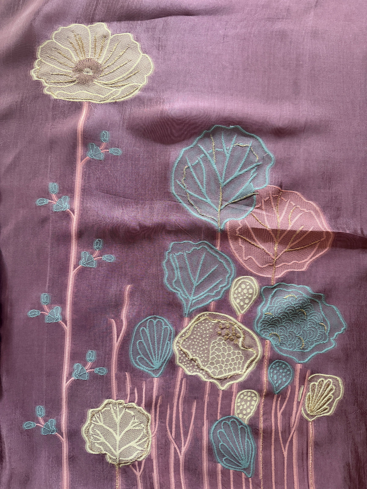 Mauve Garden-3 Piece Suit Set