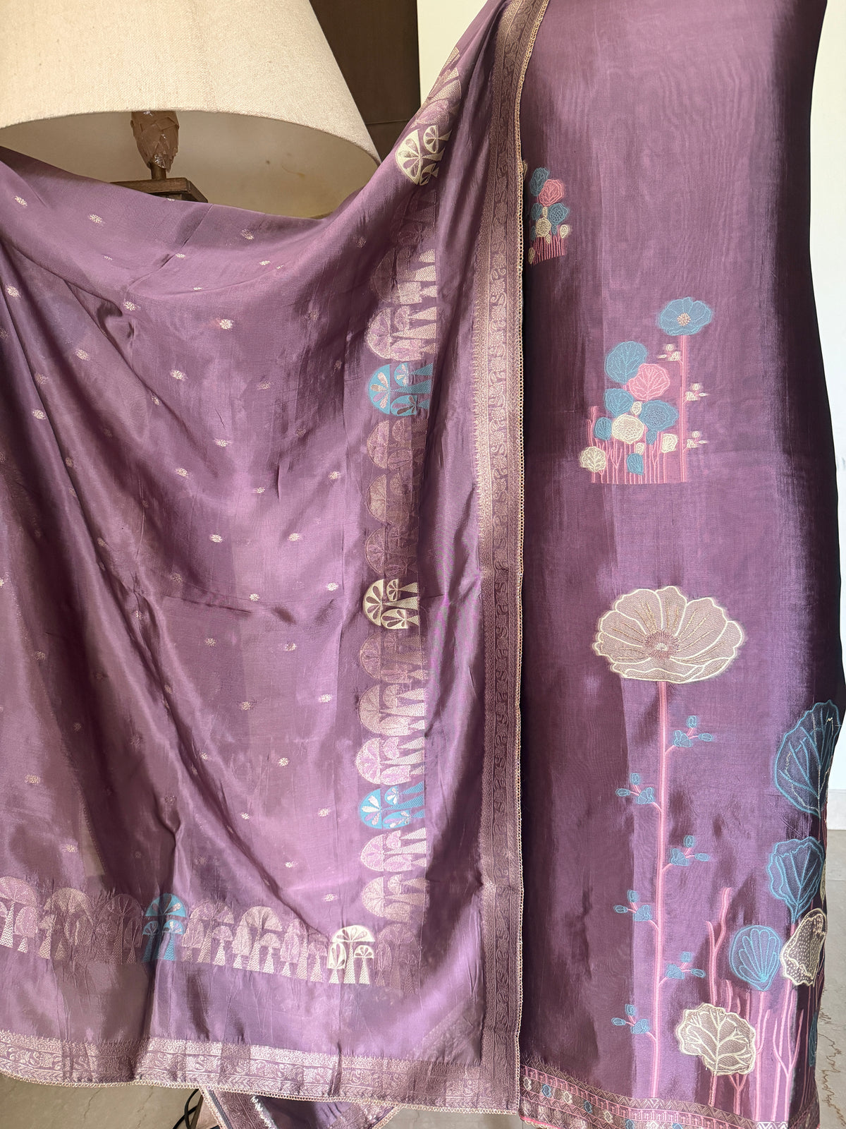 Mauve Garden-3 Piece Suit Set