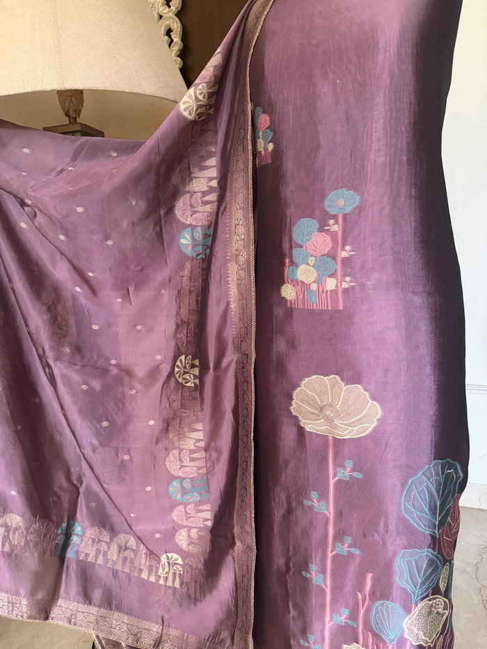 Mauve Garden-3 Piece Suit Set
