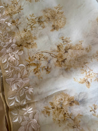 Soft Beige Floral- 3 Piece Suit Set