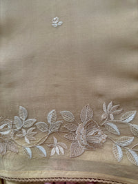 Soft Beige Floral- 3 Piece Suit Set