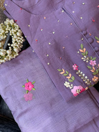 Purple Peony-3 Piece Suit Set