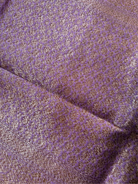 LILAC ZARI - Lavender with antique gold zari work comes with blouse piece