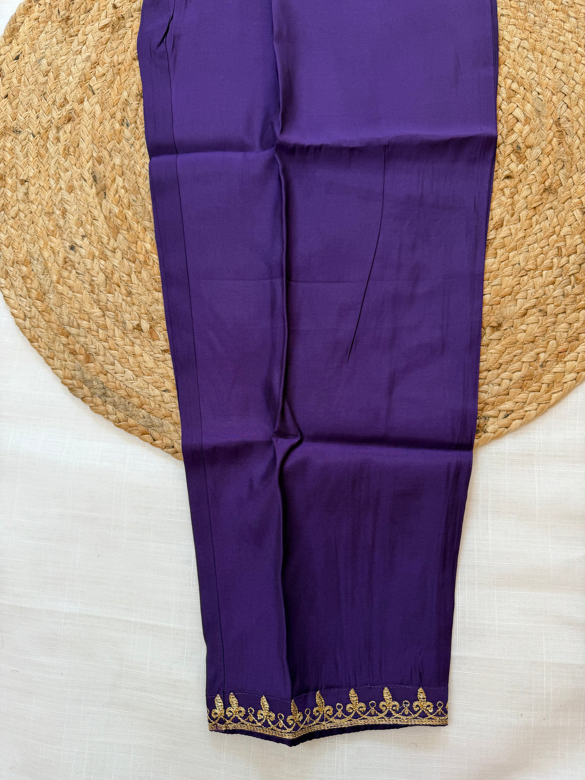 Purple Gold-3 Piece Suit Set
