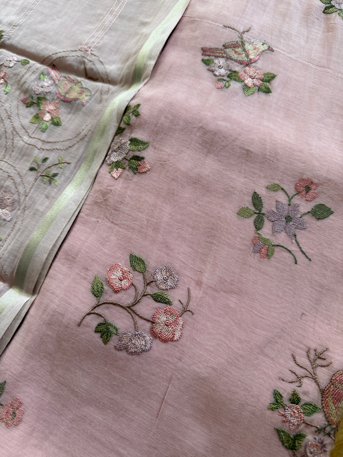 Pink Floral Haze Mul-3 Piece Suit Set