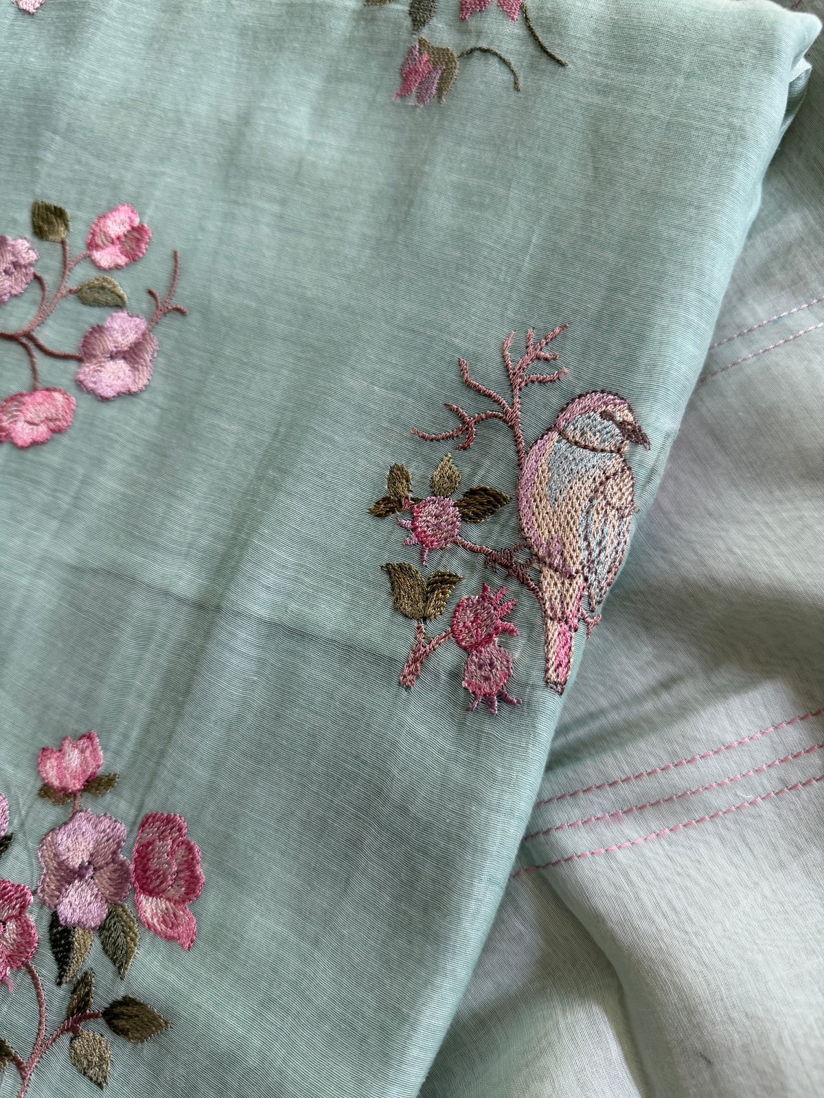 Floral Green Haze-3 Piece Suit Set