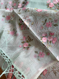 Floral Green Haze-3 Piece Suit Set