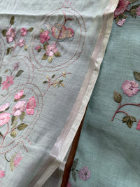 Floral Green Haze-3 Piece Suit Set