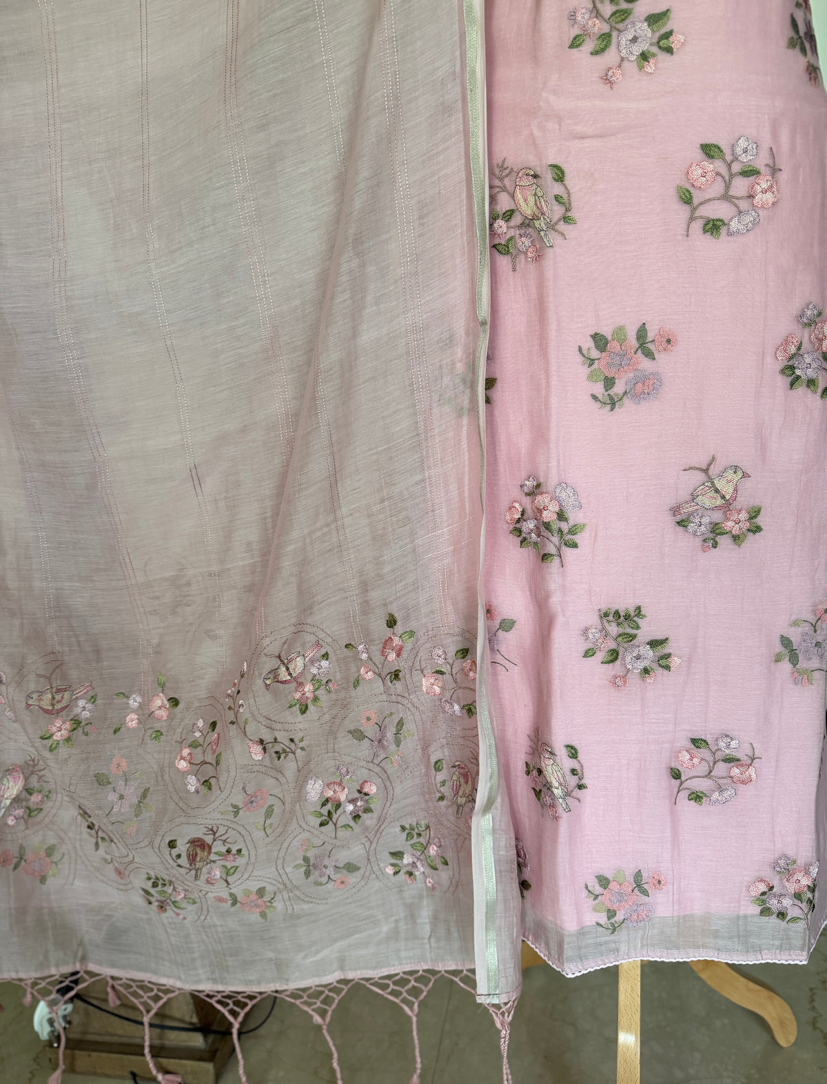 Pink Floral Haze Mul-3 Piece Suit Set