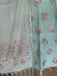 Floral Green Haze-3 Piece Suit Set