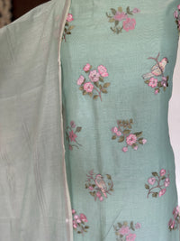 Floral Green Haze-3 Piece Suit Set