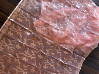 PUJOR AALO - Peach and gold comes with blouse piece