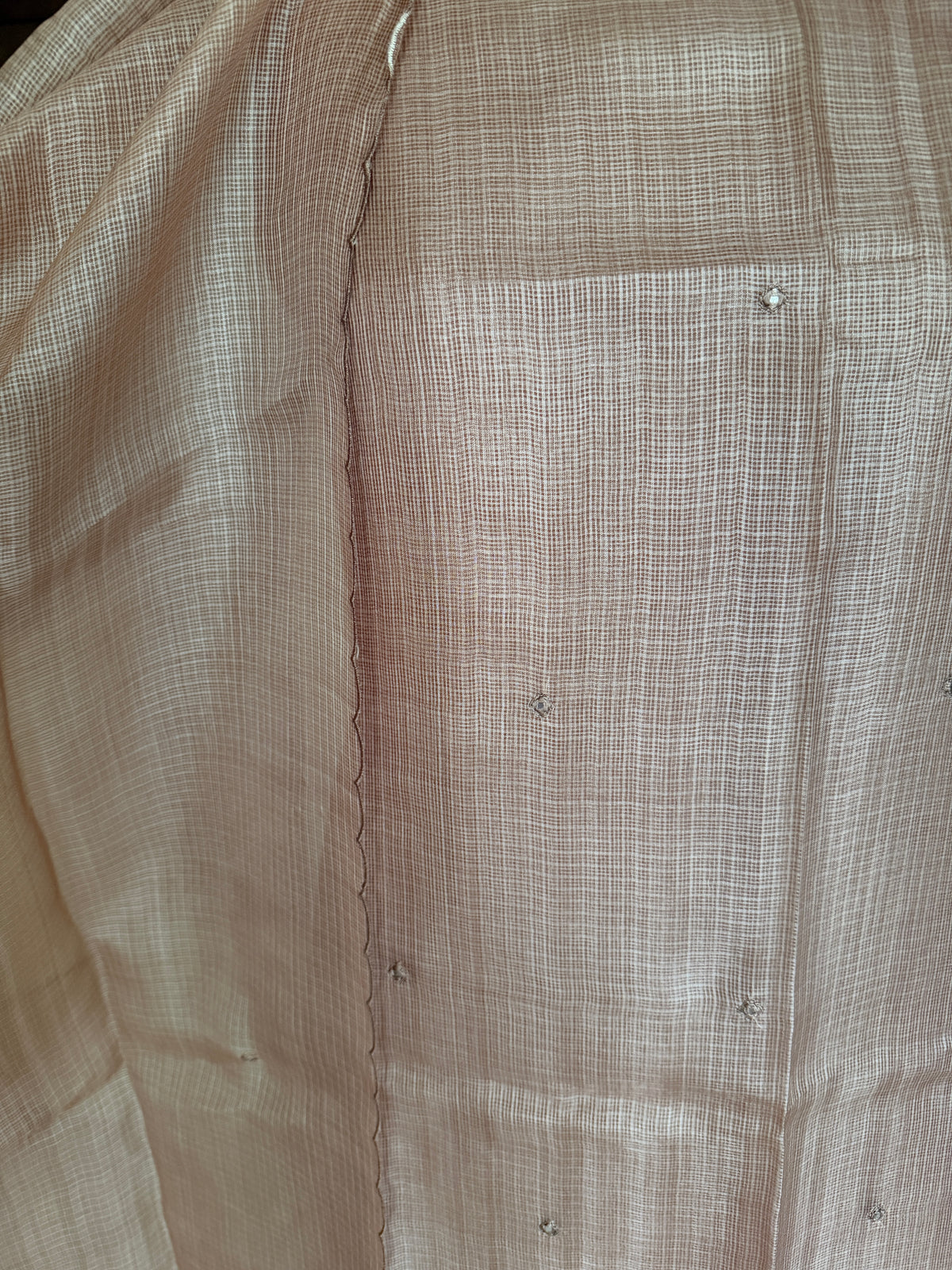 Beige Kota Silk-3 Peice Suit Set