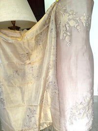 Beige Blush Birdsong-3 Piece Suit Set