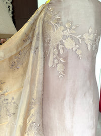 Beige Blush Birdsong-3 Piece Suit Set