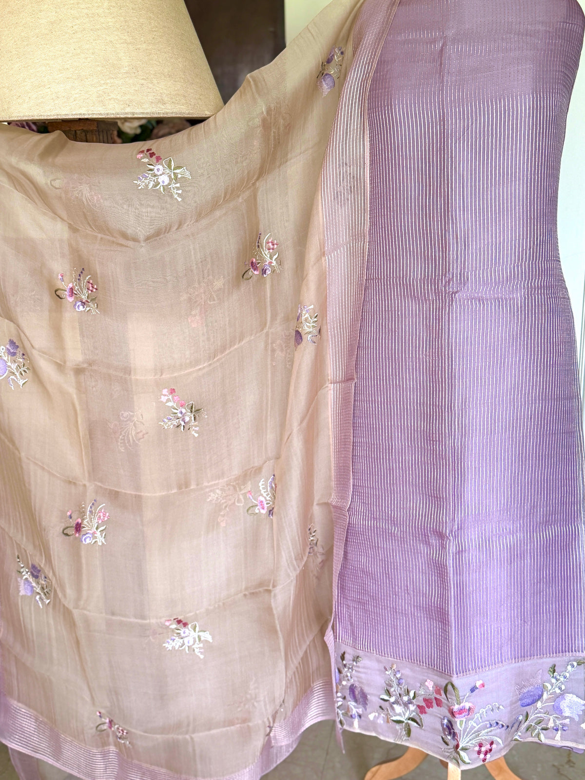 Lavender Wisper-3 Piece Suit Set