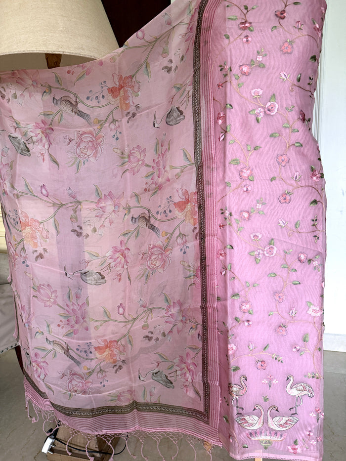 Pink Botanica-3 Piece Suit Set