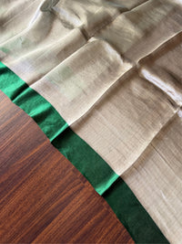 HARIYARA CHANDANI - Green and silver comes with blouse piece