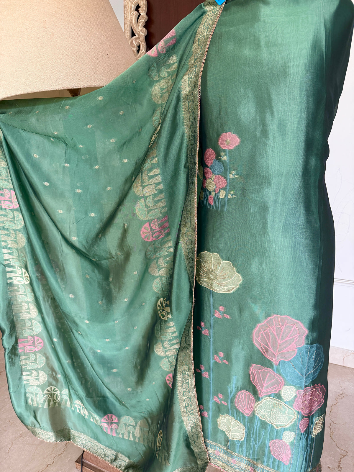Blossom Sage-3 Piece Suit Set