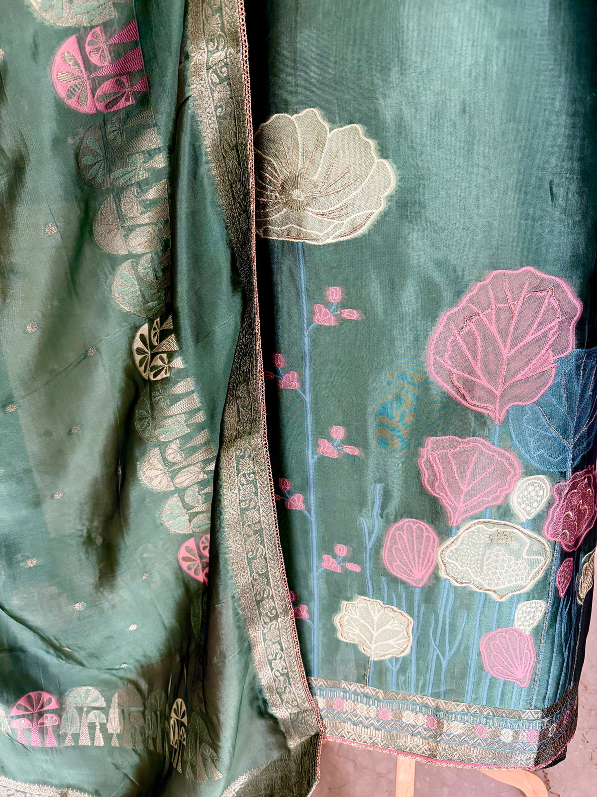 Blossom Sage-3 Piece Suit Set