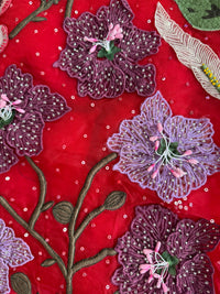 Red Garden-3 Piece Suit Set