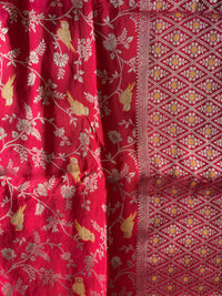 Red Kanjivaram-3 Piece Suit Set