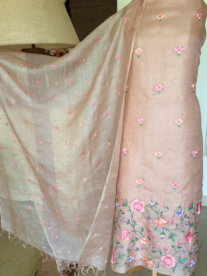 Nude Blossom-3 Piece Suit Set