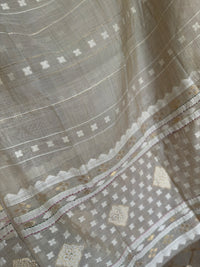 Ivory Linen-3 Piece Suit Set
