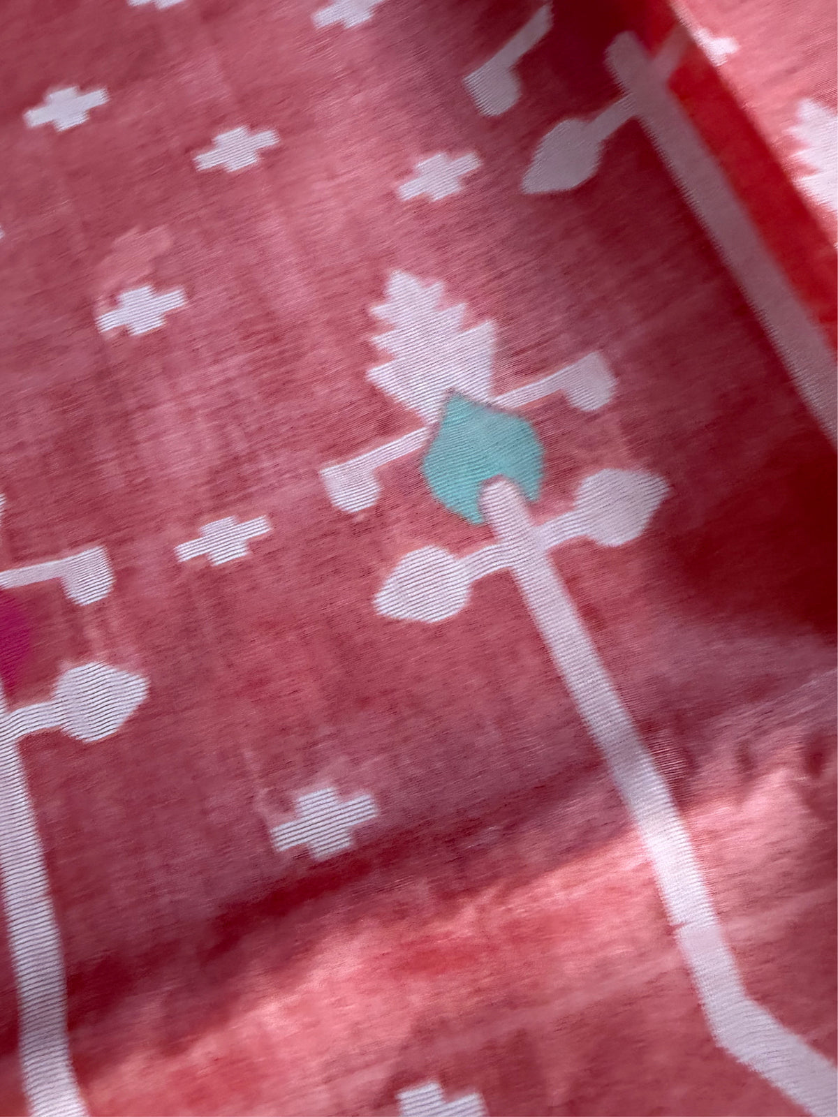 KESARI - Orange tussar saree comes with blouse piece