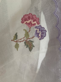 Lilac Garden Cross Stitch-3 Piece Suit Set