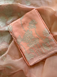 Lotus Pastel Orange-3 Piece Suit Set